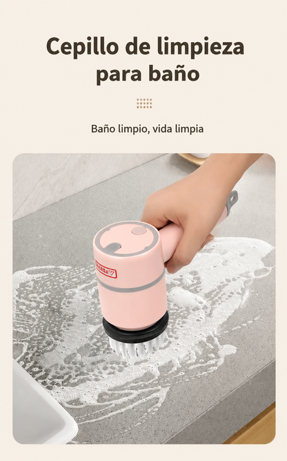 Cepillo eléctrico de limpieza.